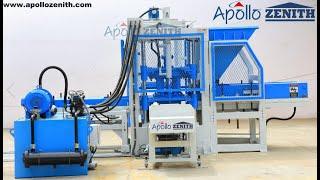 Made-In-India ZN400 automatic concrete block making machine