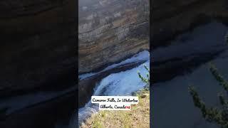 Beautiful waterfall in Waterton, Alberta| #alberta #canadaholic #travelalberta