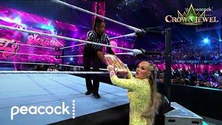 Liv Morgan vs. Nia Jax Crown Jewel Championship | Crown Jewel 2024 | WWE Highlights | Peacock