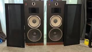 JBL L222 Disco Speakers playing Led Zeplin