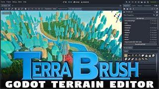 TerraBrush - Powerful Godot Terrain Editor - C# Based