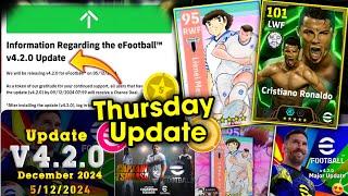 What Is Coming On Thursday And Monday In eFootball 2025 Mobile | v4.2.0 Update, Free Players