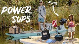 Live Paddle Board with 6hp Outboard , sonar, and trolling motor!