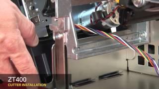 Zebra ZT400 Series: How-to Install the Cutter