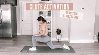 Real Time Glute Activation & Stretching Routine | Grow Your Glutes Faster