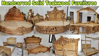 Premium Quality Furnitures ! Handcarved Solid Teakwood Furnitures ! Available on Factory Prices