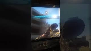 My friend just got an insane throwing knife kill in call of duty