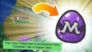 Finishing The Last Dapper Bear Quest For My 13TH MYTHIC EGG!!! | Bee Swarm Simulator