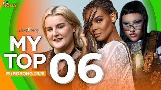  Eurosong 2025 | My Top 6 (Ireland Eurovision 2025)