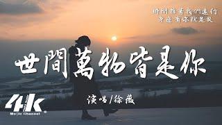 徐薇 - 世間萬物皆是你『南風在北邊平息 海邊潮汐又起，世間無一不是你。』【高音質|動態歌詞Lyrics】