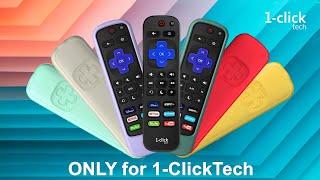 Introducing colorful cases for 1-clicktech remote (RT Series)