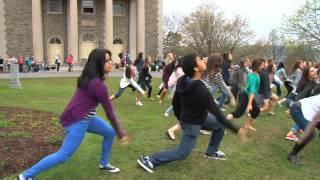 Colgate University flash mob on the Quad