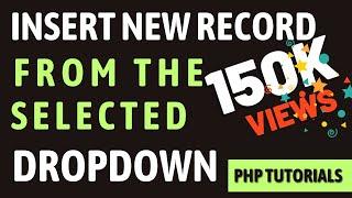 PHP Insert Selected Dropdown Value into MySQL Database