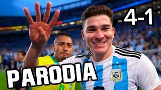 Canción Argentina vs Brasil 4-1 (Parodia bunda  - Emilia, Luísa Sonza)