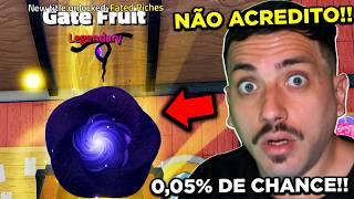 O DIA QUE EU TIVE MAIS SORTE na VIDA no KING LEGACY!! (como girar frutas lendárias fácil rs)