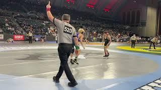 Anthony Knox wins second bout: NJSIAA Wrestling Atlantic City 2025