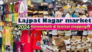 Lajpat Nagar Monday market 2024 Karwachuth & diwali trending collection ₹100