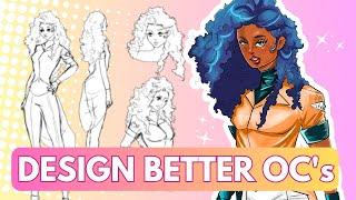 How to Create Memorable Original Characters || Character Design + Speedpaint