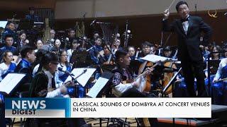 Classical sounds of dombyra at concert venues in China. Qazaq TV