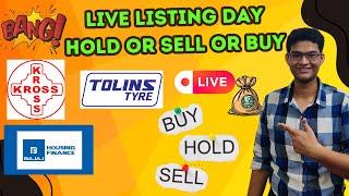 Bajaj Housing Finance IPO Share Target | Tolins Tyres IPO | Kross IPO | ShareX India