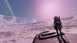 Elite Dangerous: Odyssey - Gorgeous Icy atmospheric planet