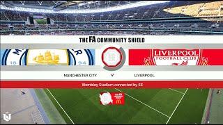 Liverpool vs Manchester City ● Community Shield 2022/23 ● Pes 2021