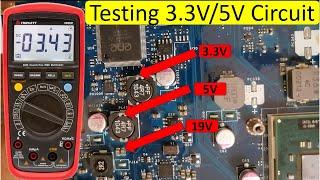 Laptop Motherboard Repair Guide: Signal Tracking, Voltage Troubleshooting, Testing 3.3V, 5V Circuits