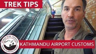 Walk Through Kathmandu Airport Customs & Nepal Visa Process with Dean | Trek Tips