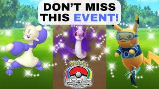 DON'T MISS THIS EVENT! WORLD CHAMPIONSHIPS EVENT FULL BREAKDOWN! #pokemongo