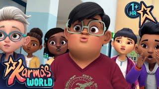 Playground Drama | Karma and Crash's Big Mission | Karma's World | 9 Story Fun