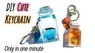 DIY | how to make glass keychain | homemade diy keychain | keychain making | best keychain ever!