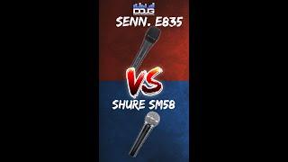 Shure SM58 VS. Sennheiser e835 Which Vocal Microphone is Best for You? #Shorts