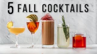 5 FANTASTIC FALL COCKTAILS - The Best of autumn flavors!