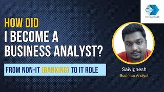 Becoming a Business Analyst | Saivignesh Success Story | Techcanvass