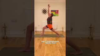 Learn Yoga in 10 Days (Beginner Level) - Day 2 - Virabhadrasana (Warrior Pose) #LearnYoga #YSA