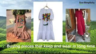 5 TOP TIPS TO CREATE YOUR OWN SUSTAINABLE WARDROBE| ECO-SIMPLICITY| US, UK AND VIETNAM