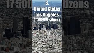 Top 5 The Biggest Cities in North America #shorts