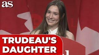 TRUDEAU'S DAUGHTER delivers HEARTFELT SPEECH honoring her father at FAREWELL event