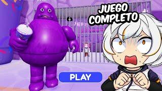 ESCAPA DE LA PRISION DE GRIMACE SHAKE COMPLETO (GRIMACE BARRY'S PRISON RUN ROBLOX)