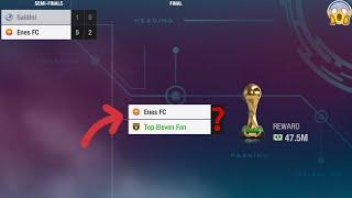 Top Eleven 2023 - Cup Final Live Match  Easy Trick for WIN   !