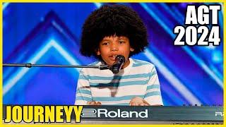 Garoto de Apenas 9 anos, canta uma Música de Sua Autoria e faz uma incrível apresentação no AGT 2024