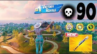 90 Elimination Solo Vs Squads "Zero Build" Gameplay Wins (Fortnite Chapter 6)