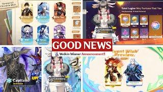 NEW UPDATE!! Confirm 5.3 Banners & Chronicle Wish, Capitano Info, Free Wish Event - Genshin Impact