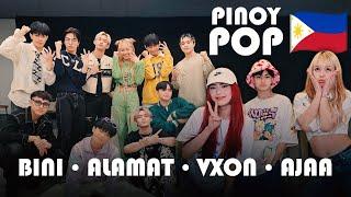 MEETING TRENDING & TALENTED P-POP GROUPS (ALAMAT ‘Jao', BINI ‘Mikha’ , VXON & AJAA) 