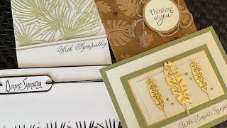 Tropical leaves for easy beautiful sympathy cards ?!￼? I bet you’ll wanna make these￼