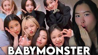 NON KPOP FAN REACTS to  BABYMONSTER SONGs for the FIRST time (DREAM, LIKE THAT, CHRISTMAS~)