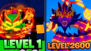 Level 1 - 2600 With DRAGON WEST AND EAST FRUIT "Noob To Pro" in Blox Fruits Roblox