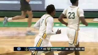 Lake Superior State vs Wayne State (MI) - Men's Basketball | GLIAC Highlights