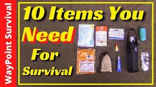 10 Items You NEED For Survival! [ That you forgot! ]