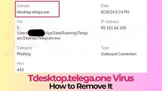 Tdesktop.telega.one Telegram Virus - Removal Guide [Malware]